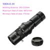 RADHAX Microscope Kit 200X 500X 1000X 0.7X-5X Adjustable Magnification C Mount Zoom Lens for Video Microscope Camera Microscope Lens Adapters (Color : 500X and 0.3X) view 2