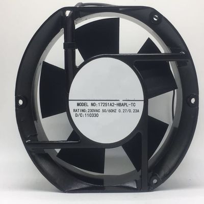 17251A2-HBAPL-TC 230V 0.27/0.23A 172X150X51MM 2-Wire Cooling Fan
