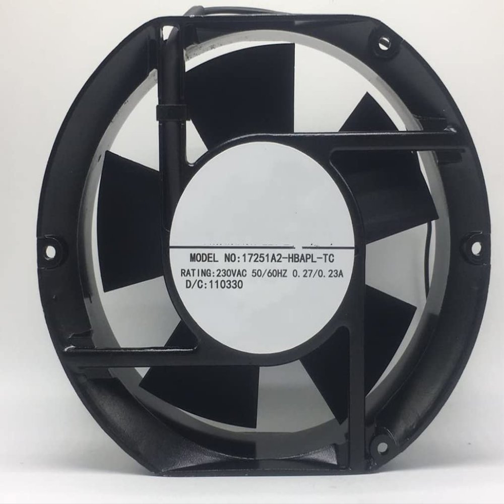 17251A2-HBAPL-TC 230V 0.27/0.23A 172X150X51MM 2-Wire Cooling Fan