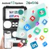 [2G+64G] Car Radio for Jeep Wrangler 2007 2008 2009 2010 (4 Door), 9 inches Android 13 Touch Screen Stereo, Carplay/Android Auto/Hi-Fi/1080P/Bluetooth/SWC + AHD Backup Camera view 3