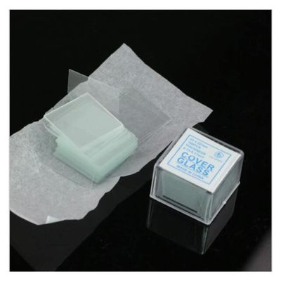RADHAX Microscope Kit 100pcs/1box Transparent Slides Microscope Cover 20x20mm 18X18mm,22mmX22mm,24X24mm Microscope Lens Adapters (Color : 22mmx22mm)