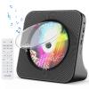 Gueray Portable CD Player, Bluetooth CD Kpop Player for Desktop with HiFi Sound Speaker, FM Radio CD Music Player for Home with Remote Control, Dust Cover, LED Screen, Support AUX/USB, Headphone Jack view 1