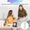 Gueray Portable CD Player, Bluetooth CD Kpop Player for Desktop with HiFi Sound Speaker, FM Radio CD Music Player for Home with Remote Control, Dust Cover, LED Screen, Support AUX/USB, Headphone Jack view 2