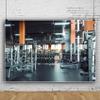 10x8ft Modern Gym Equipment Backdrop,Gym Dumbbell Muscle Training Wellness Physique Physical Exercise Sports Theme Banner for Gym Competition Children Adult Portrait Photo Video Photo Props view 1