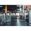 10x8ft Modern Gym Equipment Backdrop,Gym Dumbbell Muscle Training Wellness Physique Physical Exercise Sports Theme Banner for Gym Competition Children Adult Portrait Photo Video Photo Props view 2