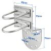 Bingfu Upgraded Outdoor Antenna Fixed Bracket Anti-Corrosion Pole Mount U-Bolt V Jaw Clamp Kit for TV CB Ham Radio Yagi WiFi Panel External 4G 5G Tube Fiberglass Antennas Pipe view 2