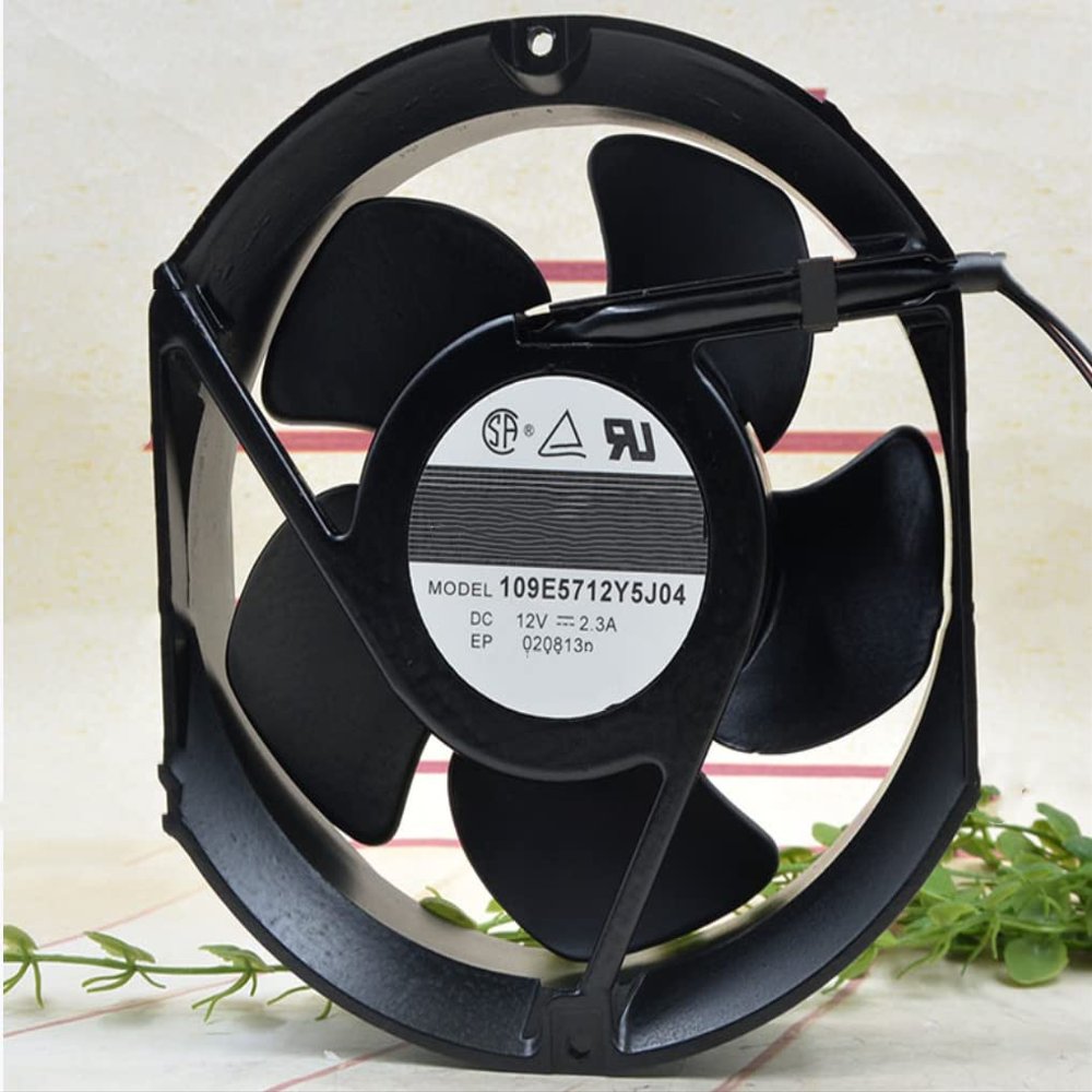 109E5712Y5J04 12V 2.3A 172X150X51MM 2-Wire Cooling Fan