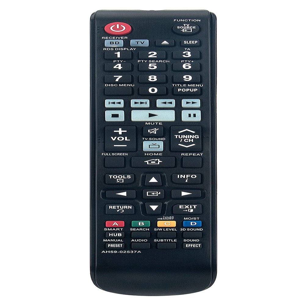 AH59-02537A Replace Remote Compatible with Samsung Blu-ray Home Theater HT-FS5200 HT-FS6200 HT-F5200 HT-F5500 HT-F5530 HT-F5550 HT-F6500 HT-F6530W HT-F6550W HT-F5500K HT-F5550K AH59-02538A AH59-02538C
