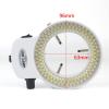 RADHAX Microscope Kit Adjustable 144 LED Ring Light Illuminator Lamp for Industry Stereo Trinocular Microscope Microscope Lens Adapters (Color : 52LED) view 2