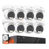 Anpviz 4K 16CH PoE Security Camera System, 8pcs Wired 8MP PoE IP Cameras Outdoor with Human Vehicle Detection, 100ft Smart Color Night Vision, 4K 16 Channel NVR with 4TB HDD for Business (U Series) view 1
