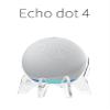 Aokicase For Amazon Echo Dot 4 / Echo Dot 5 Holder Desktop Stand Holder Accessories, No Screws Required, Speaker Accessories Rack (Amazon Echo Dot 4 / Echo Dot 5, Transparent) 101-E002 view 4