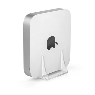 Aokicase For 2010-2020 Mac Mini Holder Apple TV Wall Mount Stand Mount Accessories with Integrated Cable Management, Smart Home Speaker Accessories Rack (Transparent) 004