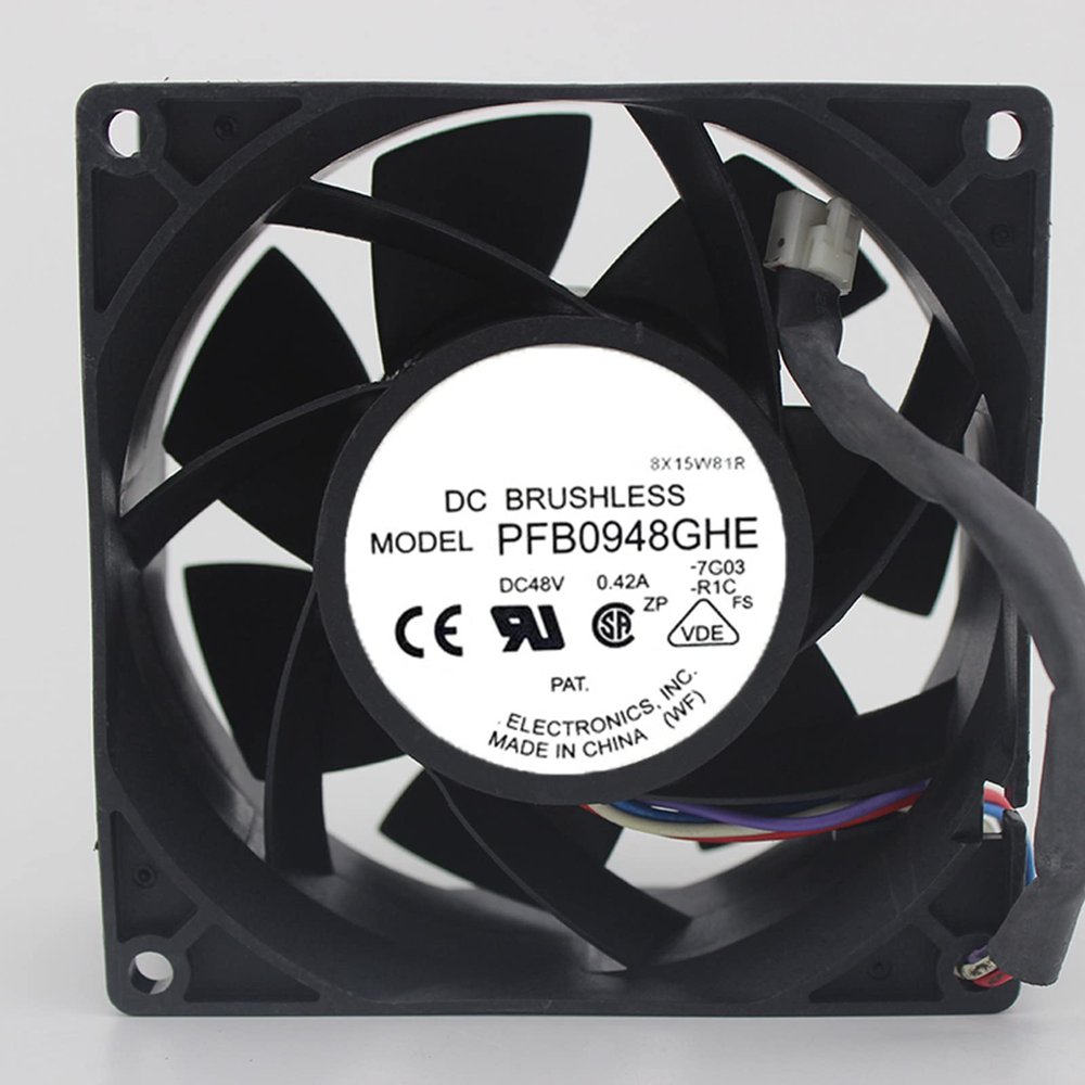 PFB0948GHE 48V 0.42A 92 * 92 * 38 with Temperature Control Powerful Fan