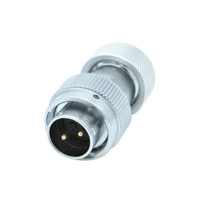 2 Pin Aviation Plug RA20 Straight Metal Hose Male Industry Watertight Connector