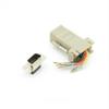 GXMRHWY DB9 Female to RJ45 Modular Adapter Gray Color Assemble with Shell view 1