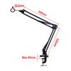 Adjustable Microscope Arm 130x Zoom C Mount Lens Camera Light, 48MP 4K 1080P HDMI USB Digital Camera Industrial Video Microscope Mount Repair Soldering Stand Clamp (22MP) view 3