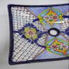 16" RECTANGULAR TALAVERA SINK vessel mexican bathroom handmade ceramic folk art view 3