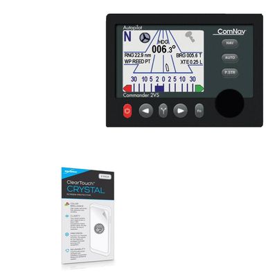 BoxWave Screen Protector Compatible with ComNav P2VS Autopilot - ClearTouch Crystal (2-Pack), HD Film Skin - Shields from Scratches