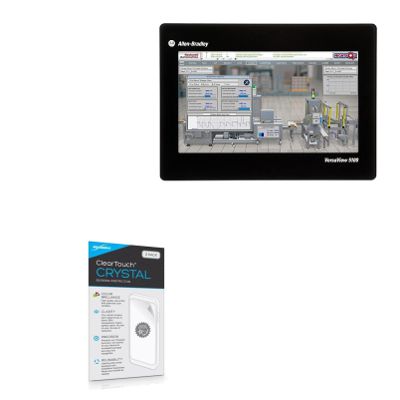 BoxWave Screen Protector Compatible with Allen Bradley VersaView 6200M Industrial Monitors (12.1 in) - ClearTouch Crystal (2-Pack), HD Film Skin - Shields from Scratches
