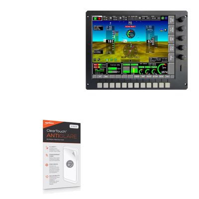 BoxWave Screen Protector Compatible with MGL Avionics iEFIX Touchscreen - ClearTouch Anti-Glare (2-Pack), Anti-Fingerprint Matte Film Skin