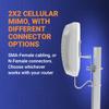 Poynting XPOL-2-5G (No T-Mobile) Directional Cellular Antenna | 2X2 MIMO | 4G/LTE 5G | 698-3800 MHz | 11dBi | N-Connector view 3