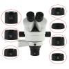 JUIYU Microscope Accessories Kit 0.3X 0.5X 0.7X 0.75X 1X 1.5X 2X Stereo Binocular Trinocular Microscope Auxiliary Objective Lens Barlow Lens 48mm Mounting Thread Microscope Slides (Color : 0.3X) view 2