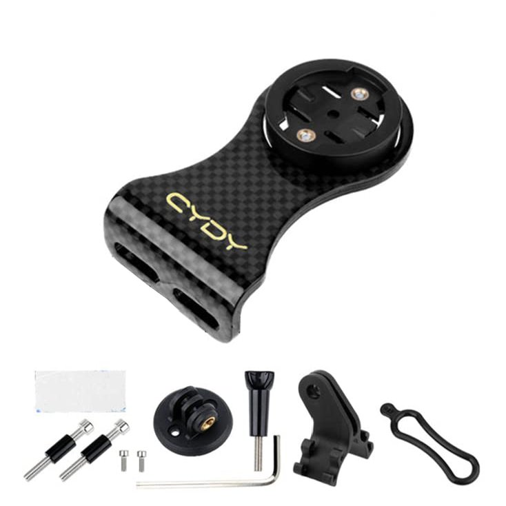Palumma Bike Computer Mount for Garmin Mount, Carbon Cycle Computer Handle Bar Mount, Extended Out-front Bike Holder for Garmin series Cycling Computer(for Garmin)