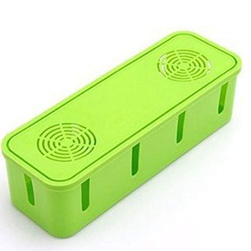 Cable Management Box, Cable Organizer Box to Hide Power Strip and Wires, Stylish Cord Wire Organizer Box for Home Office Desk TV Computer