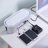 Cable Management Box, Cable Organizer Box to Hide Power Strip and Wires, Stylish Cord Wire Organizer Box for Home Office Desk TV Computer view 2