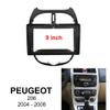 9 inch Car Radio Fascia Panel for Peugeot 206 2004-2008 Stereo Frame view 2