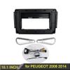 10.1 inch Car Radio Fascia Panel for Peugeot 2008 2015 Stereo Frame Harness kit view 4