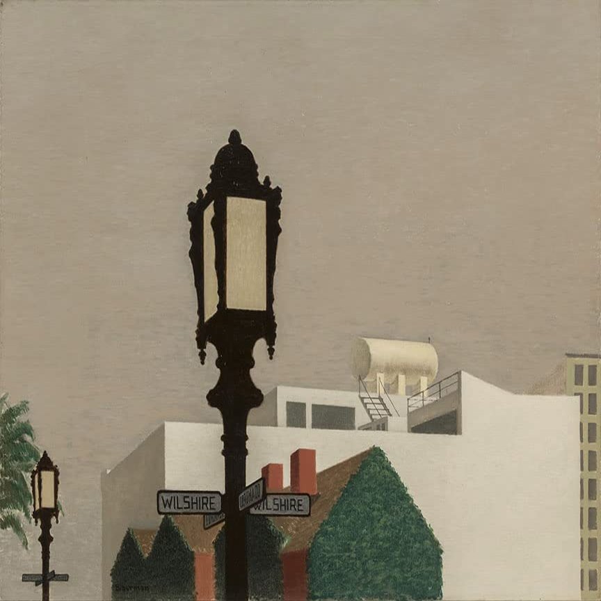 Edward Biberman : Wilshire Coronado Corner : Archival Quality Art Print