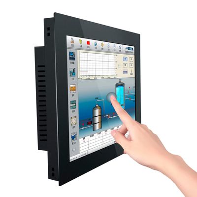 15 Inch Resistive Touch Industrial All-in-one PC WiFi with LAN Win10 Pro(4GB RAM 256GB SSD, Core i5-5250U)