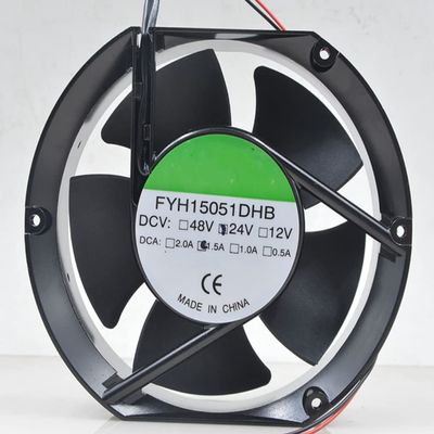 FYH15051DHB 24V 1.5A 3800RPM 273CFM 172X150X51MM 2-Wire Cooling Fan
