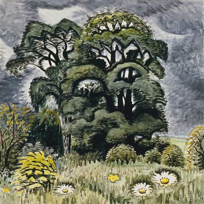 Charles Burchfield : Hush Before the Storm : 1947 : Archival Quality Art Print