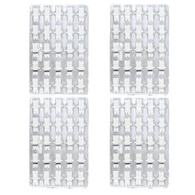 FYBOPTWU - 100 pcs LC Fiber Optical Coupler Adapter LC to LC OM2/OM1 Coupler Duplex Multimode Connectors LC-LC Female to Female Duplex Multi Mode Adaptor