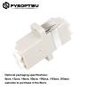 FYBOPTWU - 100 pcs LC Fiber Optical Coupler Adapter LC to LC OM2/OM1 Coupler Duplex Multimode Connectors LC-LC Female to Female Duplex Multi Mode Adaptor view 2