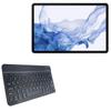 BoxWave Keyboard Compatible with Samsung Galaxy Tab S8+ - SlimKeys Bluetooth Keyboard, Portable Thin with Chiclet-Style Keys - Jet Black view 1