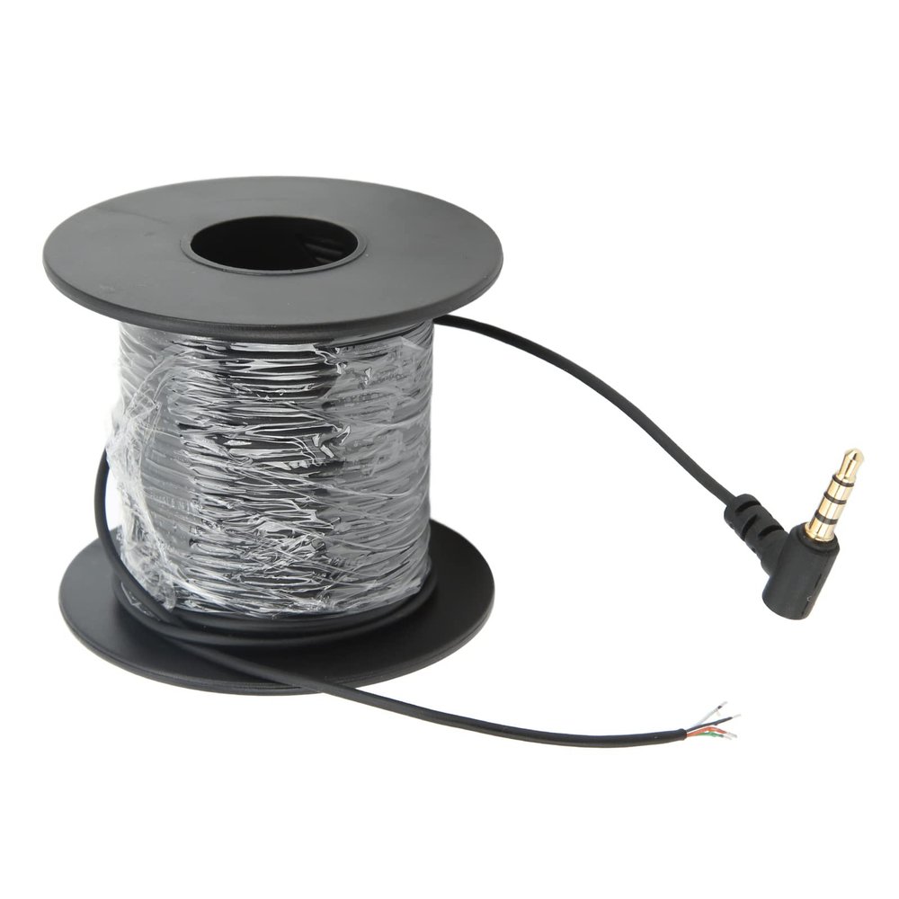 Fishing Camera Cable with 3.5mm Headphone Plug Compatible with Most Fish Finder Displays HD Wire for Anglers