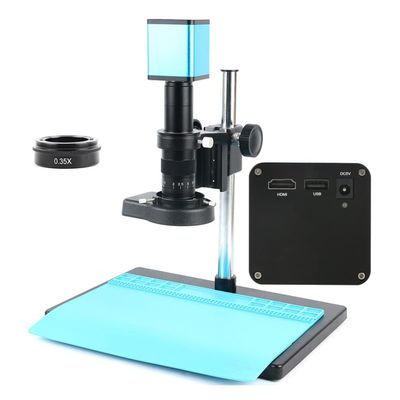 JUIYU Microscope Accessories Kit 180X Industrial Video Microscope Camera Set Microscope Slides (Color : 1)