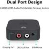 Bluetooth Receiver for Home Stereo RCA, 3.5mm AUX Wireless Audio Adapter for Home and Car Stereo System,NFC-Enabled view 2