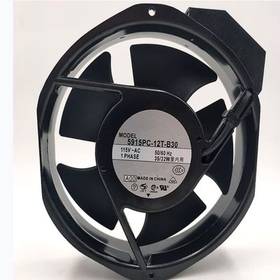 5915PC-12T-B30 115V 0.26A 35/32W 3400RPM 198CFM 172X150X38MM Cooling Fan