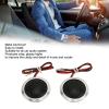 2pcs Car Tweeter, 4 Ohms 150W Dome Tweeter, 2 Way System High Sensitivity Dome Audio Tweeter for Car Audio Systems, Pair Silver Black view 3
