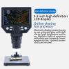1000 Times Digital Microscope, 1080p Electronic Digital Microscope, 4.3 Inch LCD Color Display, Stand, 1000 Times Magnification, Eight LED Lights Brightness view 4