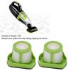 Zerodis Sweeping Robot Filters Parts,2 Pcs Vacuum Cleaner Attachments High Efficiency Particulate Air Filters for Pet Hair Eraser Vacuum Model 1782 view 4