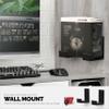4.5" Cable Box Wall Mount Hanger Holder, Adhesive & Screw-in, for Routers, Laptops, Modem, Mesh WiFi, Apple TV, Network Switch & More, for Devices Upto 4.5" / 114mm Wide, (Black) by Brainwavz view 4