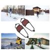 Coarse Sand Snow Shoes Cover, 1 Pair One Size Anti Skid Shoe Cover Coarse Sand Winter Anti Slip Ice Snow Shoes Traction Cleat Crampons Shoes Covers view 2
