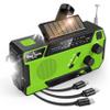 Yesiwtc 7400mWh NOAA Emergency Weather Radio with 3 in 1 Charging Cable - Solar Hand Crank Alert Radio - 3 Power Supply Methods - SOS Alarm, Flashlight for Hurricane Emergencies view 1