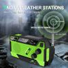 Yesiwtc 7400mWh NOAA Emergency Weather Radio with 3 in 1 Charging Cable - Solar Hand Crank Alert Radio - 3 Power Supply Methods - SOS Alarm, Flashlight for Hurricane Emergencies view 3