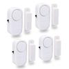 Doohickey Perfect Alarm, Personal Security System to Keep You and Your Family Safe, Great for Doors, Medicine Cabinets, Gates, Windows, and More, Easy to Install No Wires or Tools Required (4 Pack)